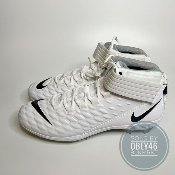 Nike Force Savage Pro 2 Mens Football Cleats White AH4000-100 Sz 10 main image 4